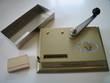 Hopper Tray mounting (1st of 7 images)       Stock machine with hopper tray and alignment block.    